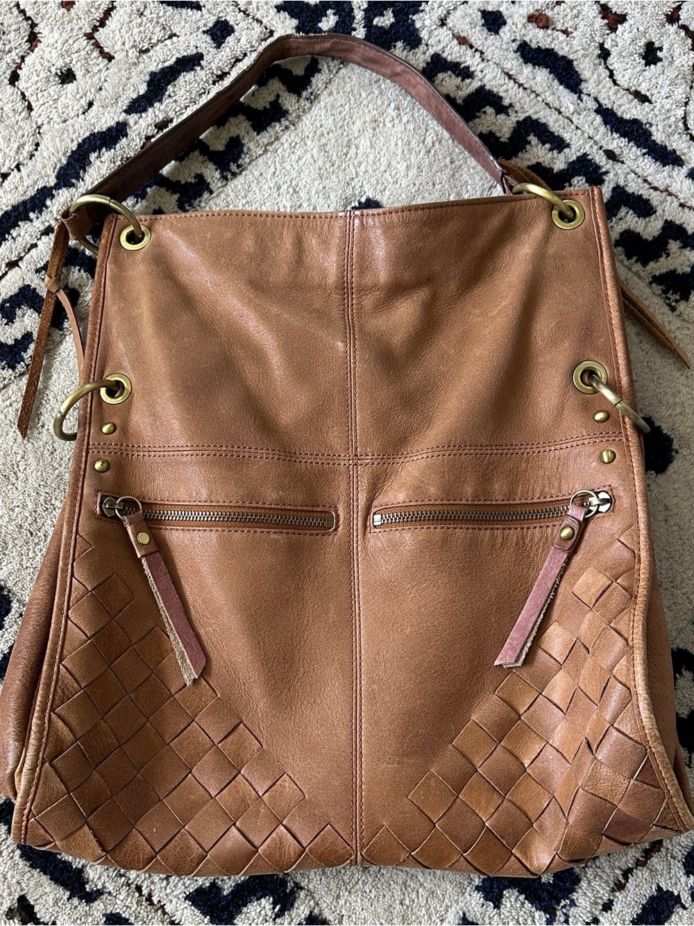 Lucky Brand Leather Women's  Bag - Floral Lining